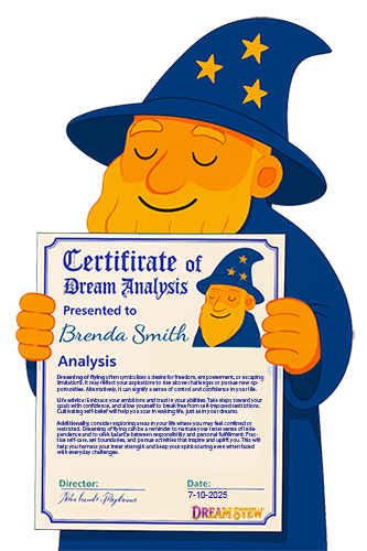 Certificate of dream analysis