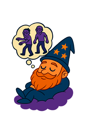 Dreaming about zombies